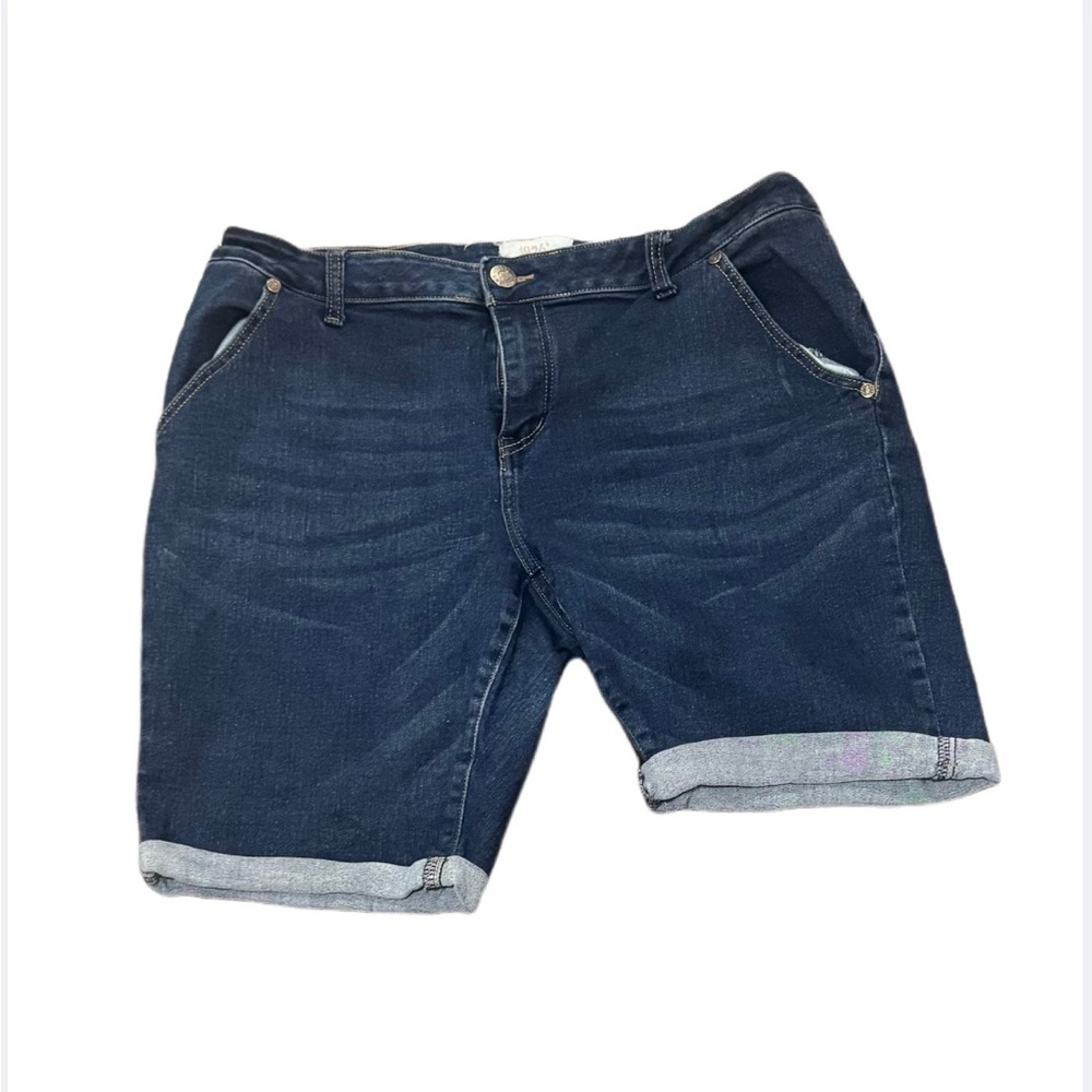 Blue Relaxed Fit Jeans with Whiskering